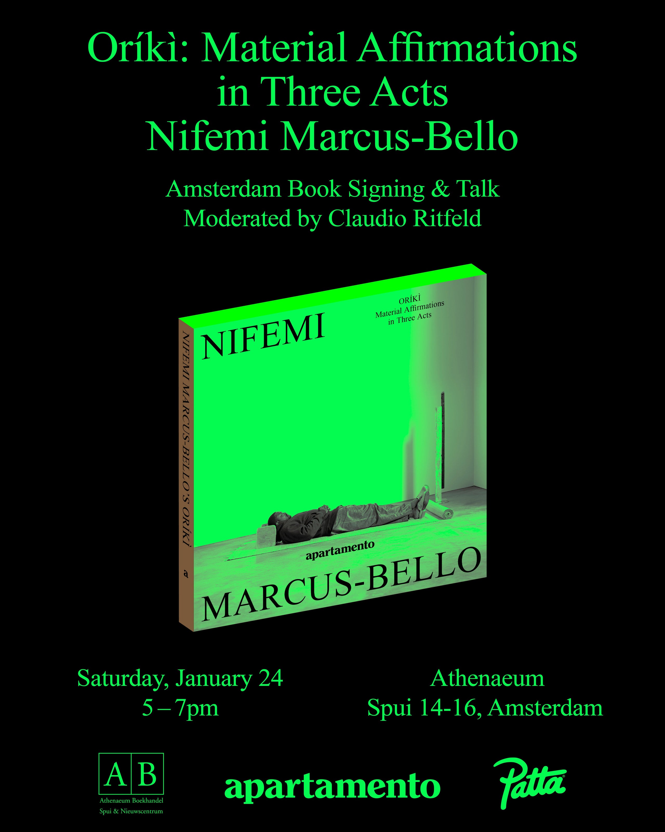 Oriki: Material Affirmations in Three Acts Book Signing