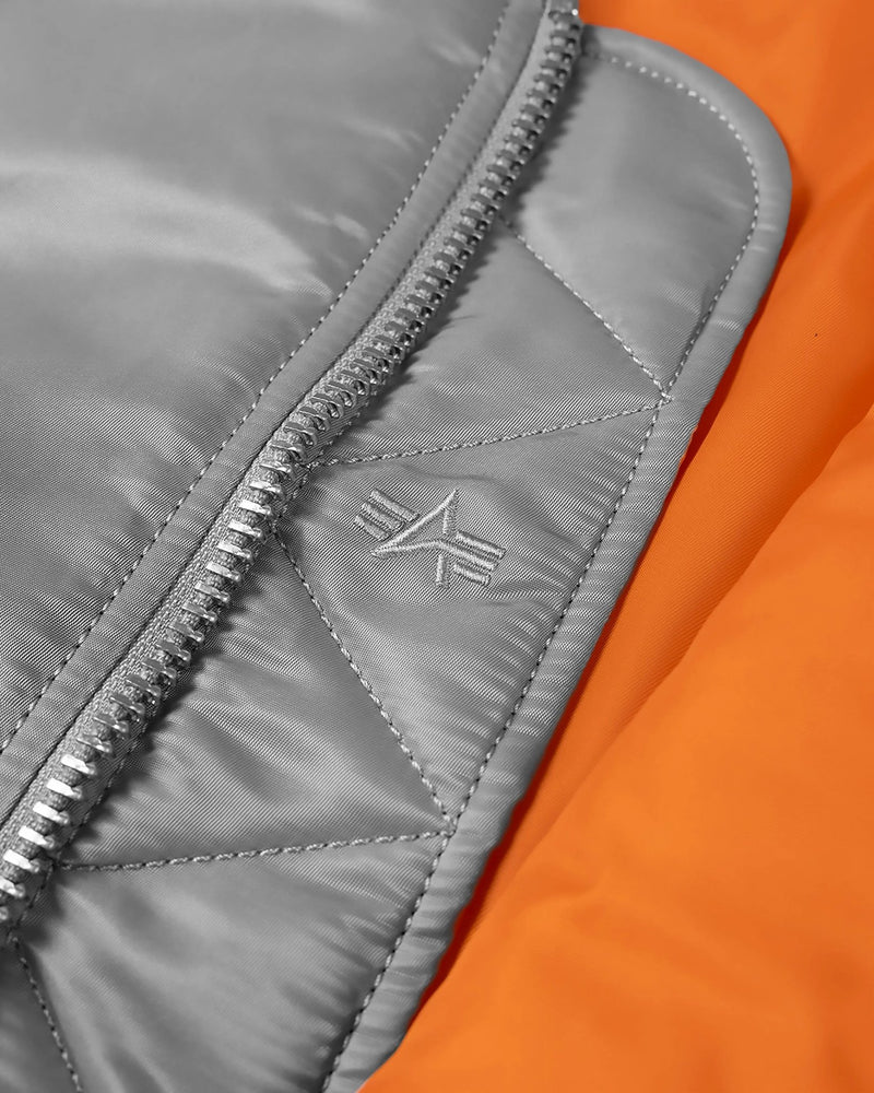 Patta x Alpha Industries MA - 1 Celebration Jacket (Silver/Orange) - Patta
