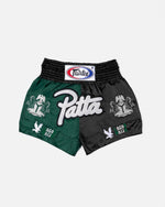 Patta x Fairtex Homecoming 2025 Muay Thai Shorts (Multi/Black/Green) - Patta
