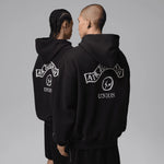 Jordan x Union x Fragment ''Chalk'' Double Zip Hoodie (Black/Sail) Jordan