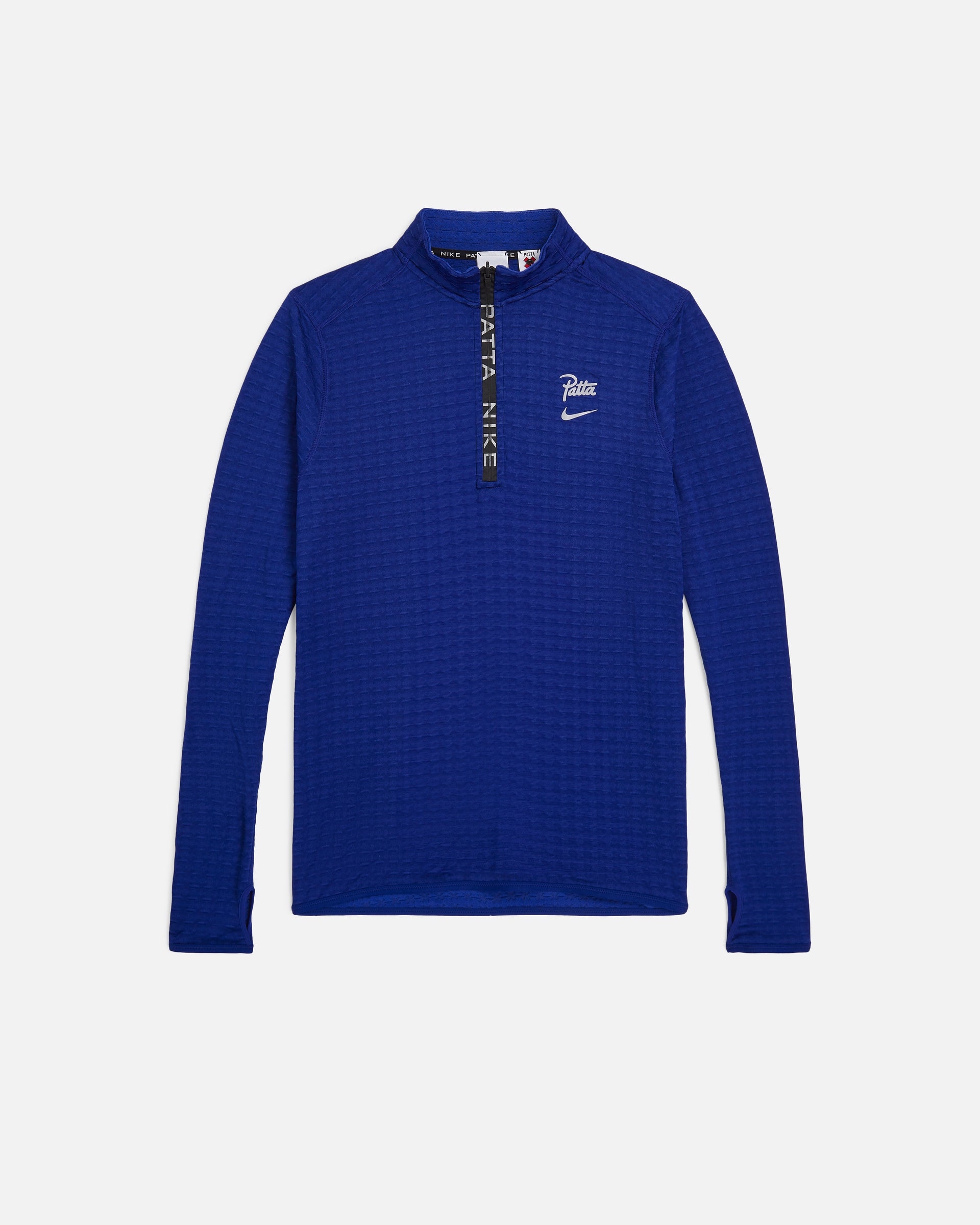 Nike x Patta Running Team Half-Zip Longsleeve (Deep Royal Blue)
