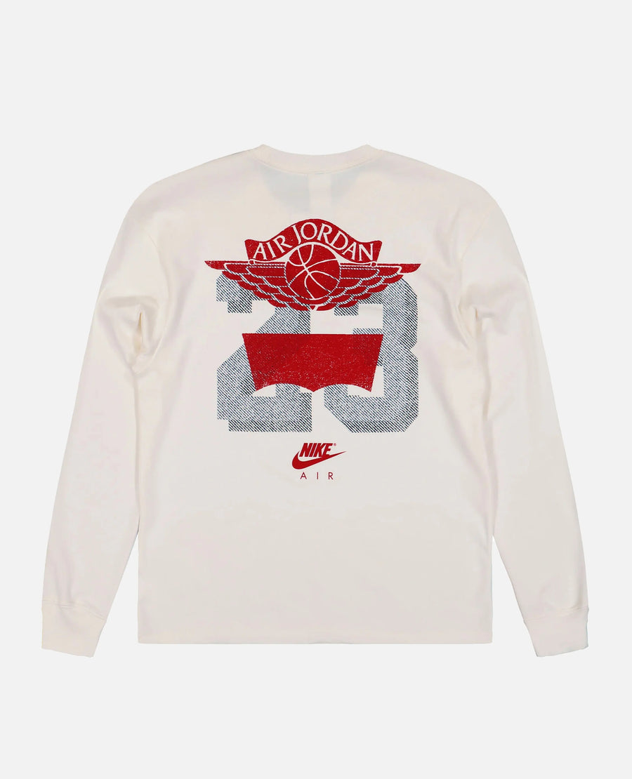 Jordan x Levi's ® Longsleeve Tee (Pale Ivory/Black/University Red) Jordan