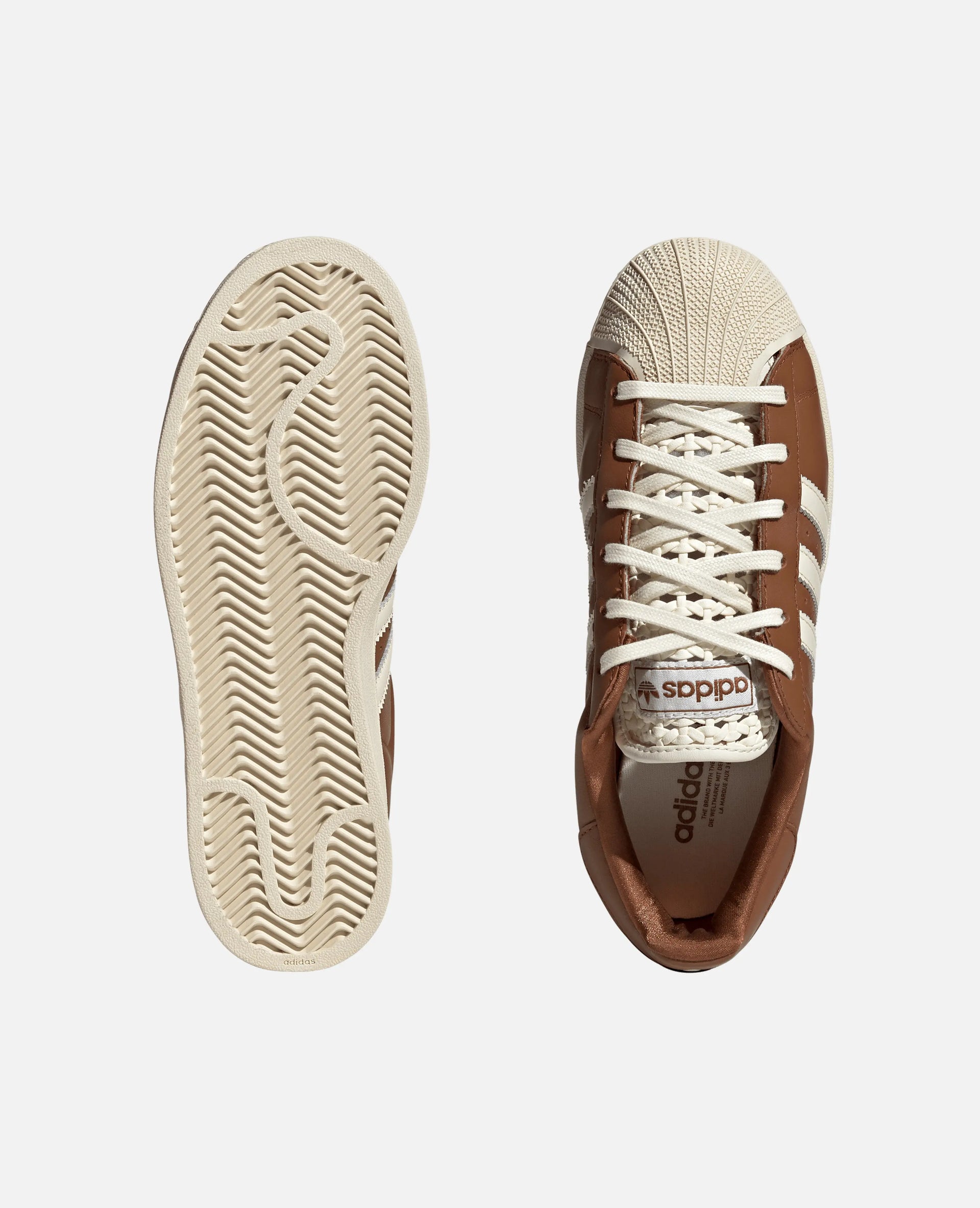adidas Superstar II Women (Dusty Brown/Cream White/Wonder White) Adidas