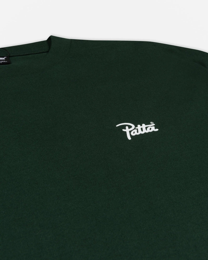 Patta Script Logo T-Shirt (Pine Grove) Patta