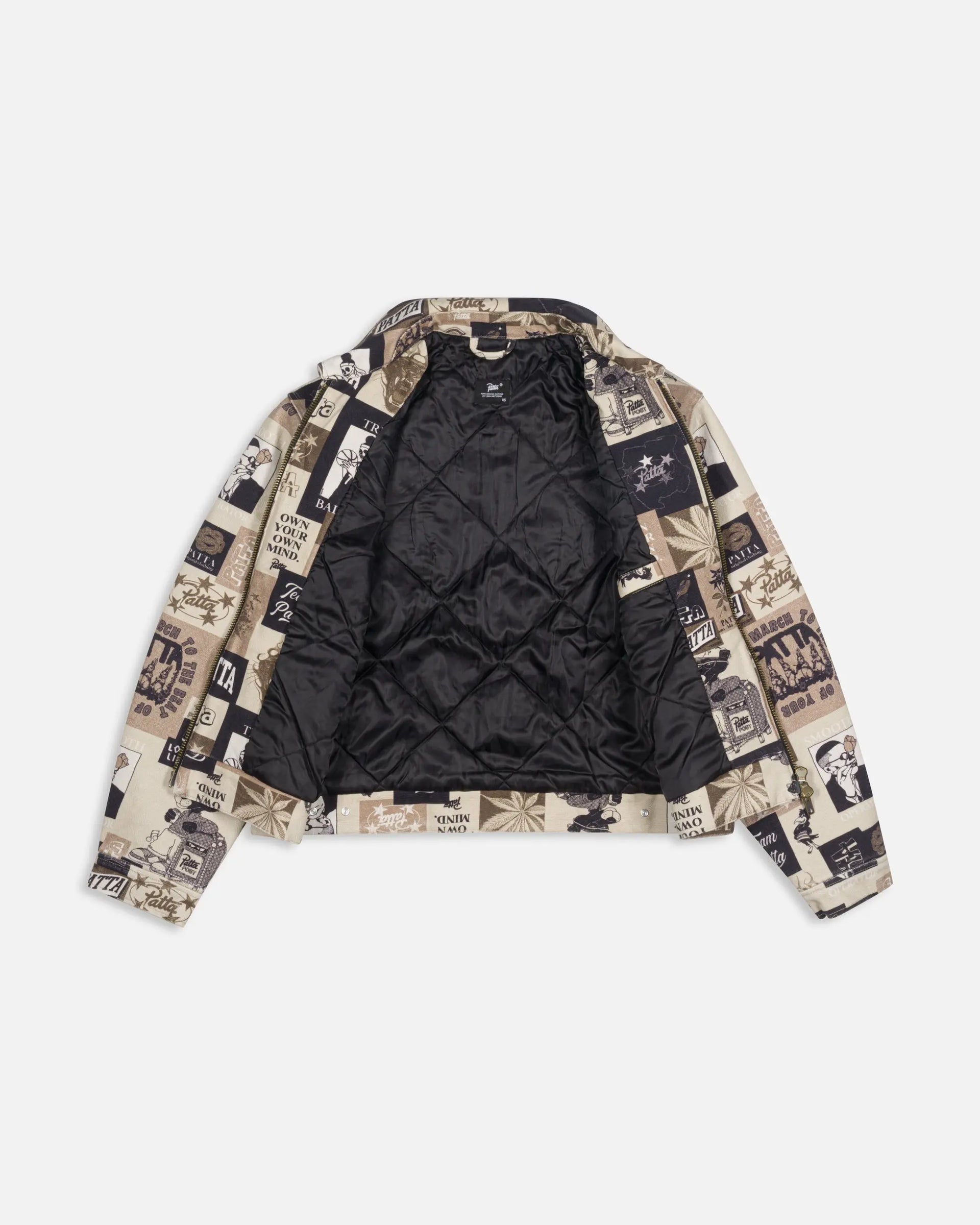 Patta Collage Insulated Canvas Jacket (Multi) Patta