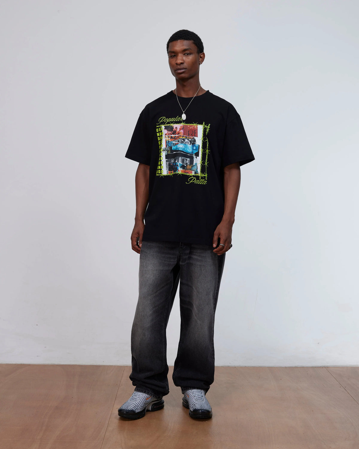 Patta Collage T-Shirt (Black) Patta