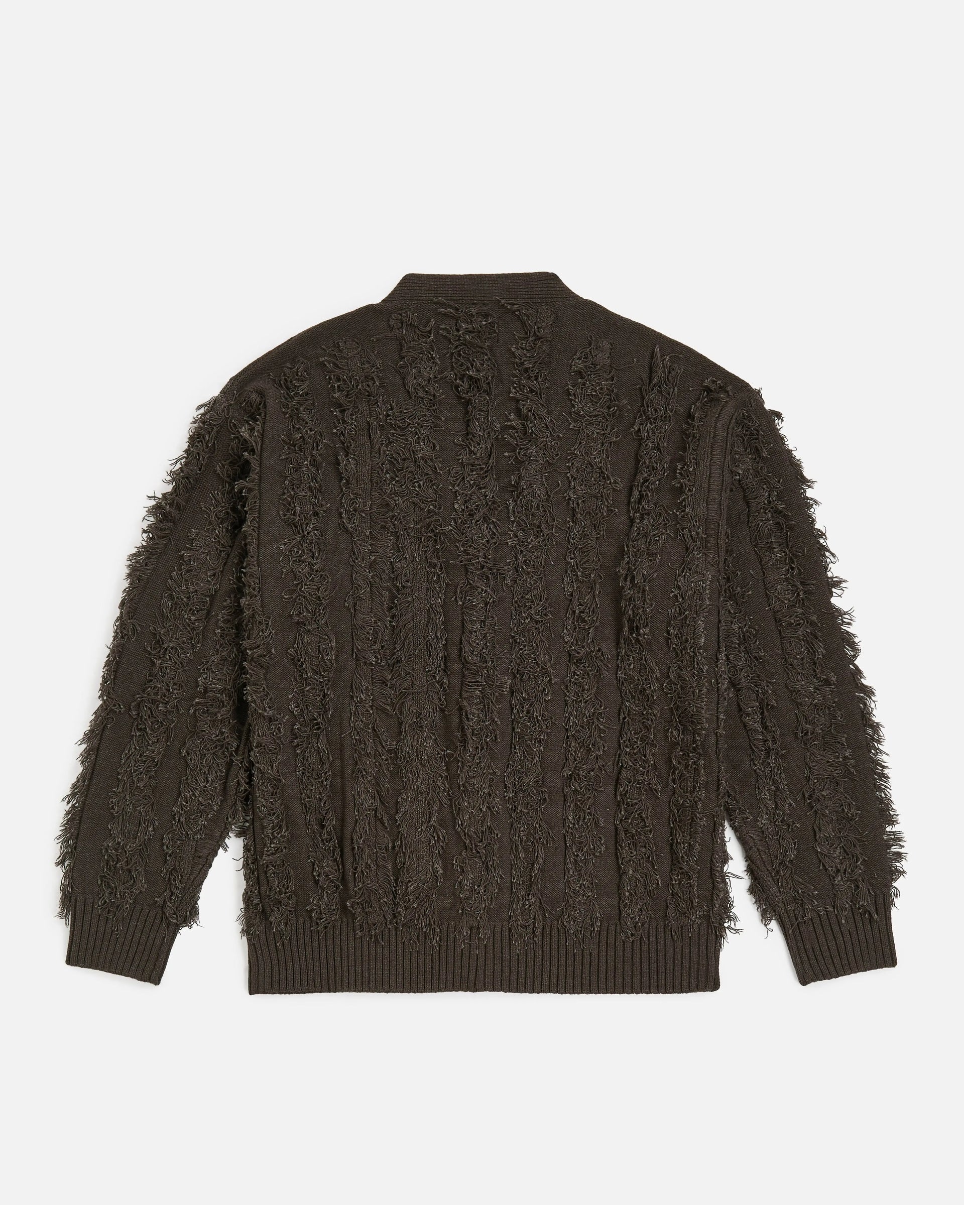 Patta Fringed Knitted Cardigan (Moonless Night) Patta
