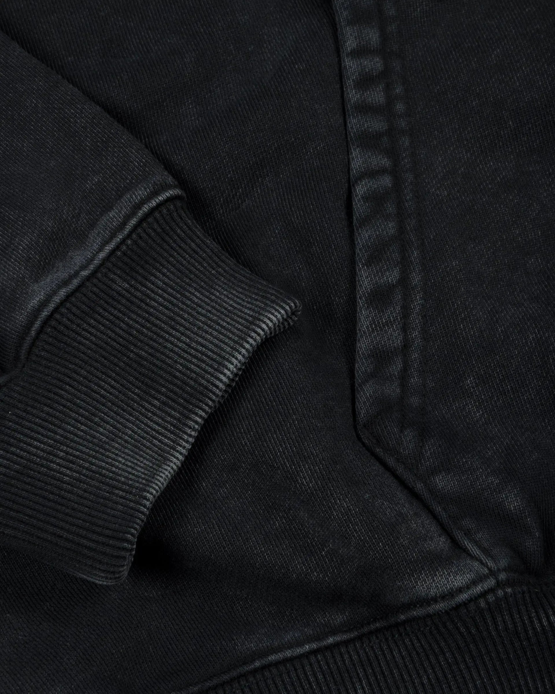 Patta Loopback Logo Zip Hooded Sweater (Moonless Night) Patta