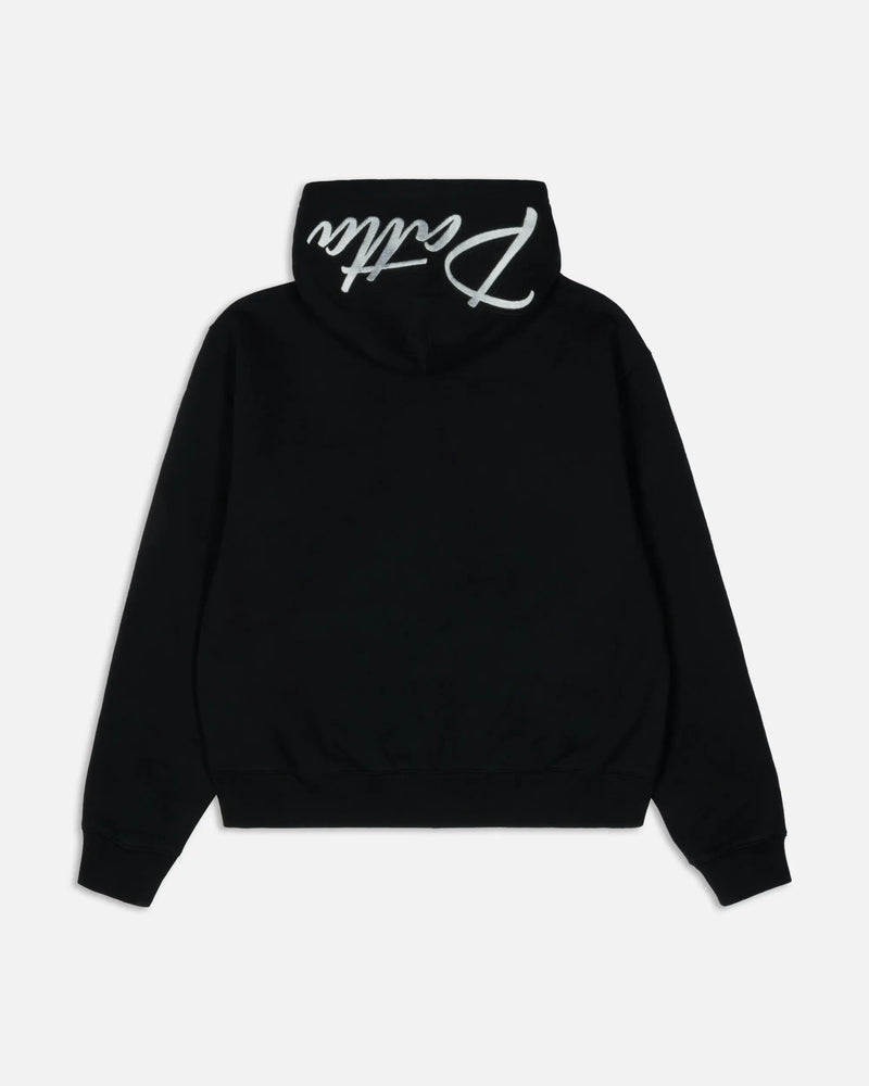 Patta Embro Classic Zip Up Hooded Sweater (Black) Patta