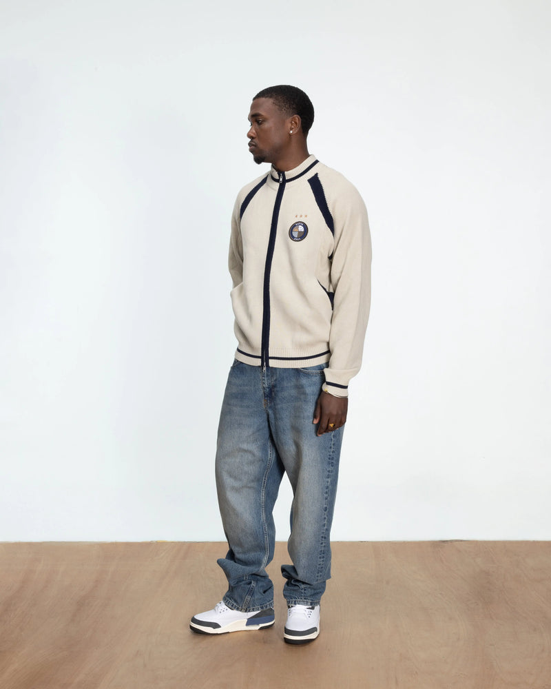 Patta Track Top Cardigan (Vaporous Grey) Patta
