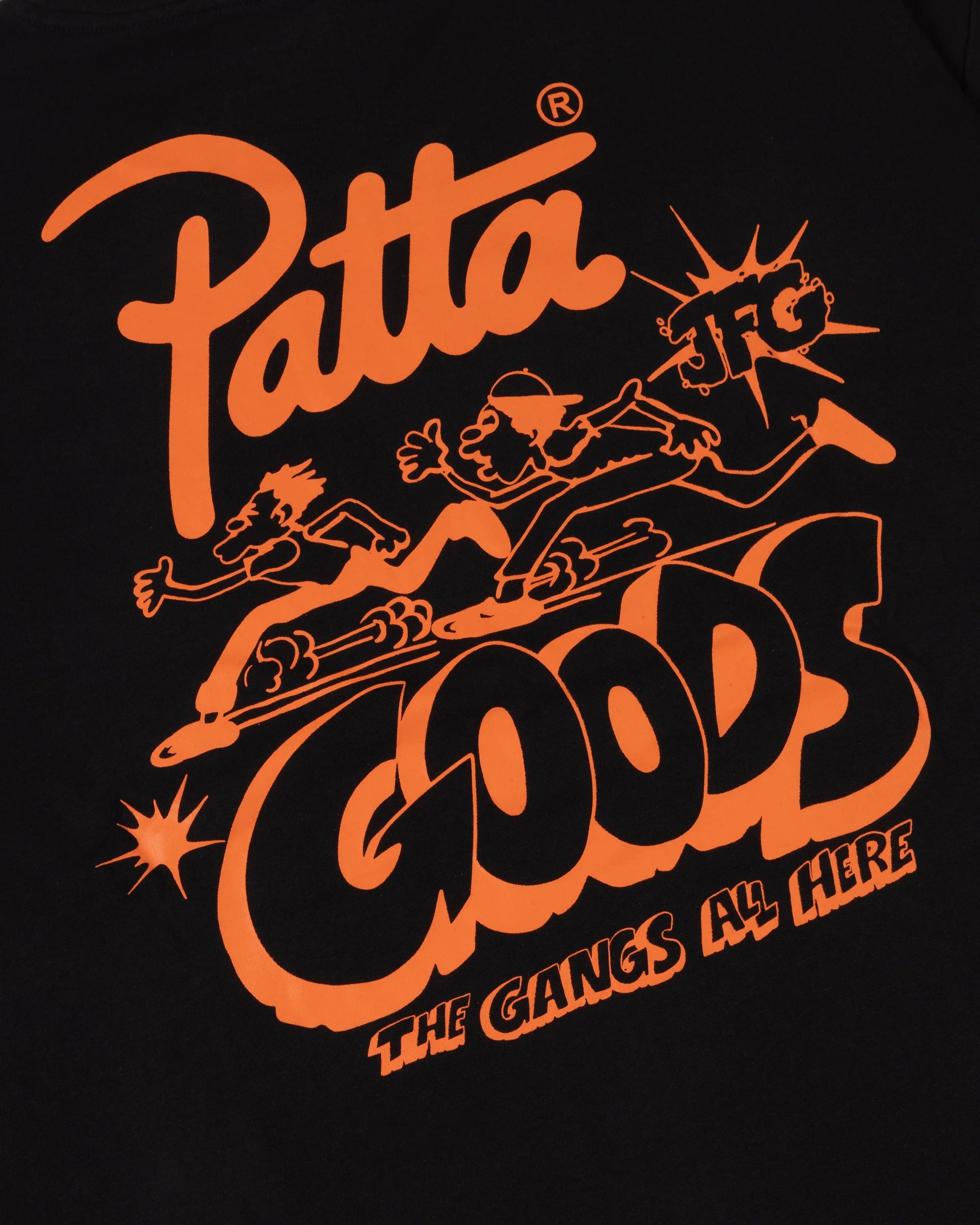 Patta x Joe Freshgoods Gangs All Here T-Shirt (Black) Patta