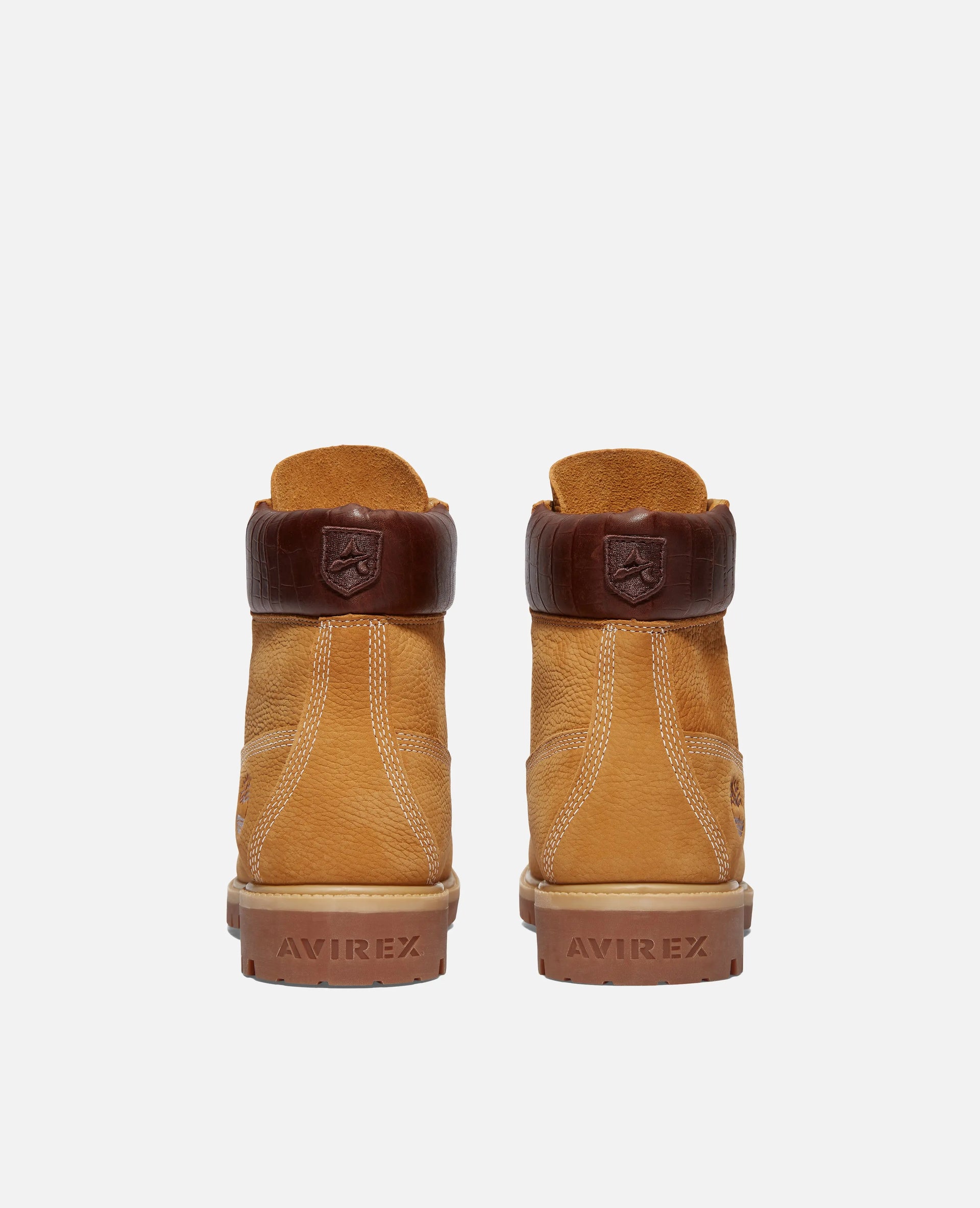 Avirex x Timberland Premium 6 INCH Lace Up Waterproof Boot (Wheat Nubuck/W MDBRN) Timberland
