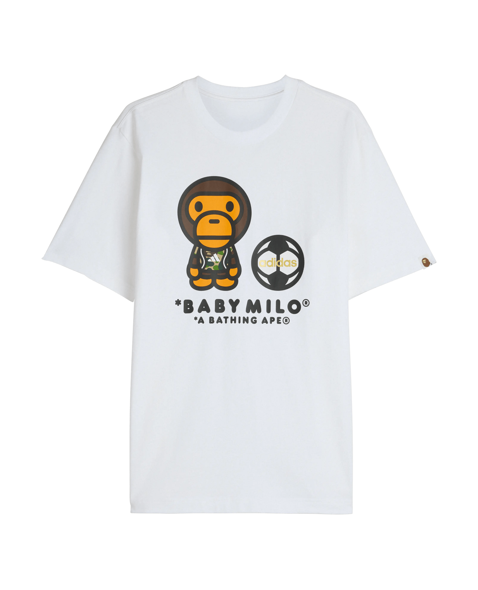 adidas x Bape SSL Milo T (White) - Patta