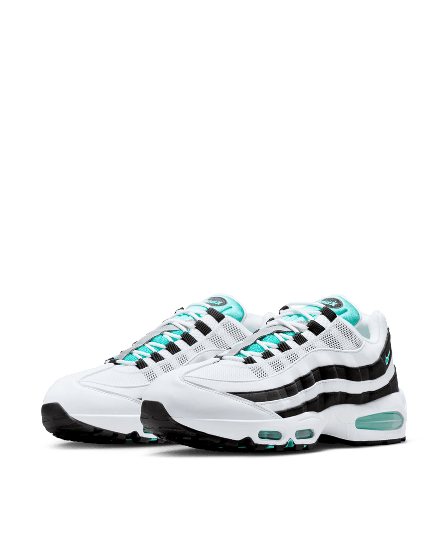Nike Air Max 95 OG (White/Hyper Jade - Black - Metallic Silver) - Patta