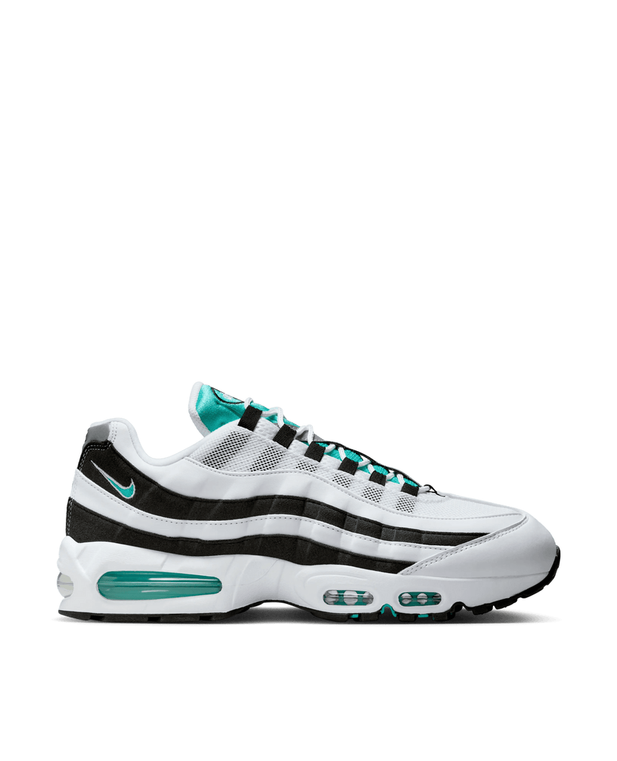 Nike Air Max 95 OG (White/Hyper Jade - Black - Metallic Silver) - Patta
