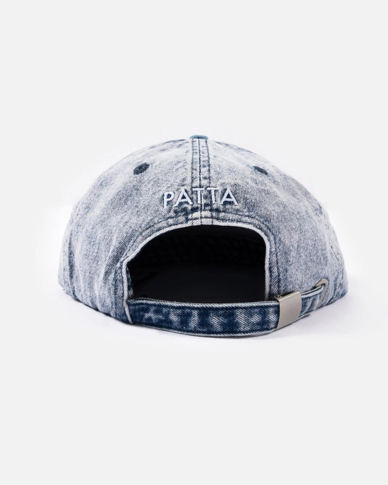 Patta Acid Wash Sports Cap (Blue Denim) - Patta