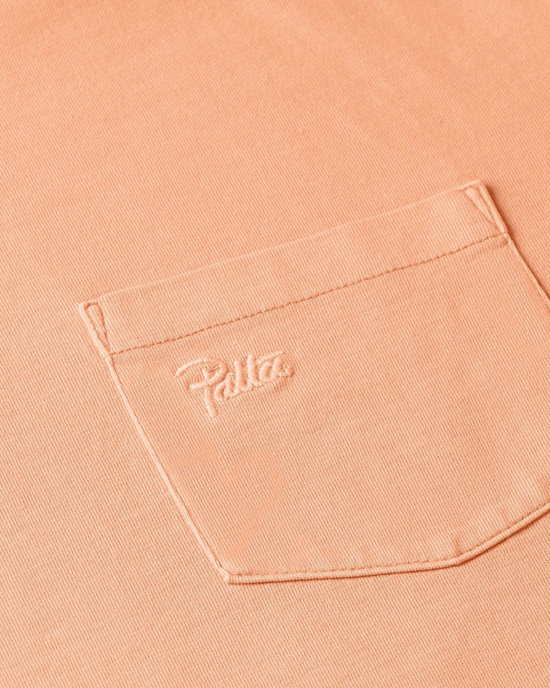 Patta Basic Washed Pocket T-Shirt (Melon) - Patta