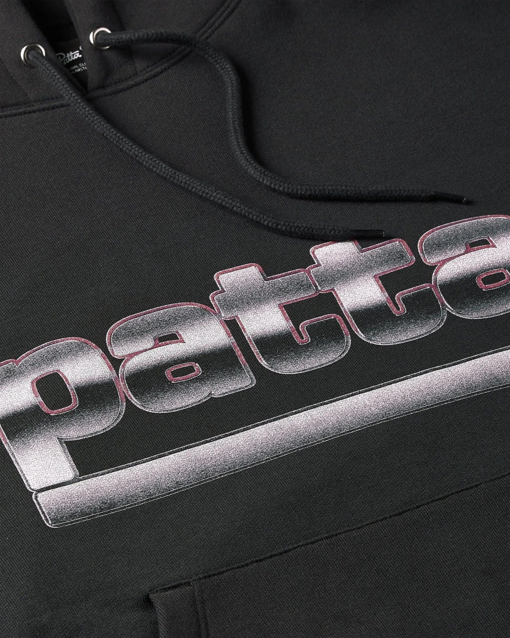 Patta Metal Boxy Hooded Sweater (Moonless Night) - Patta