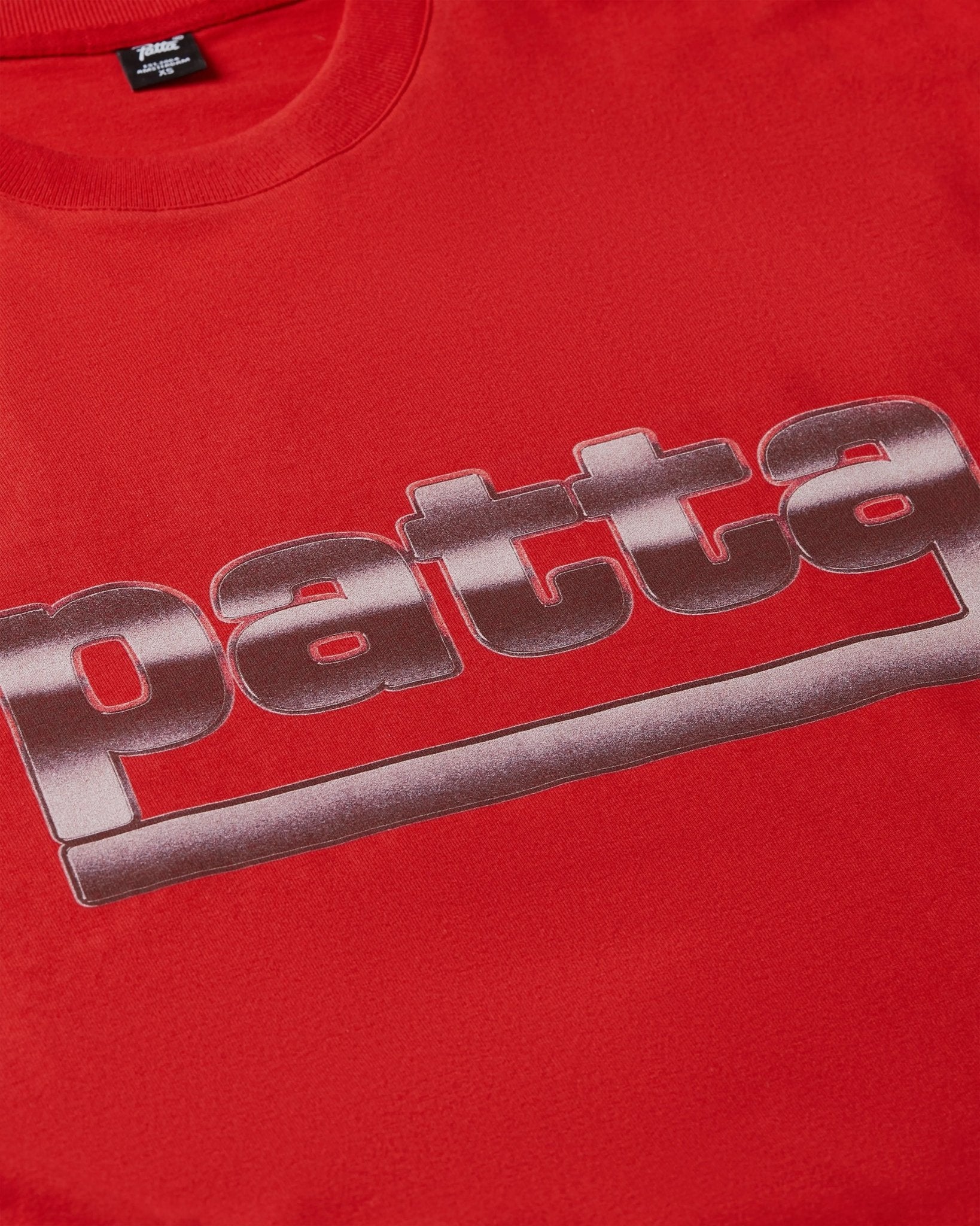 Patta Metal T-Shirt (Haute Red) - Patta