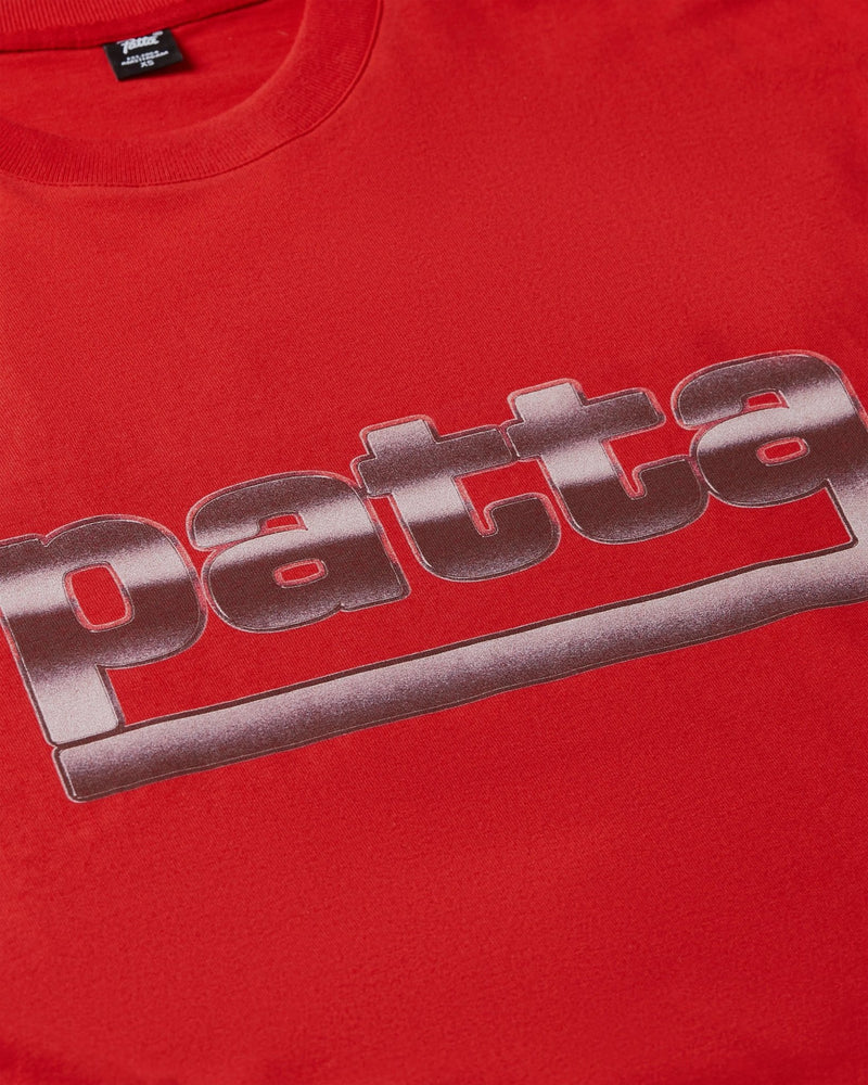Patta Metal T-Shirt (Haute Red) - Patta