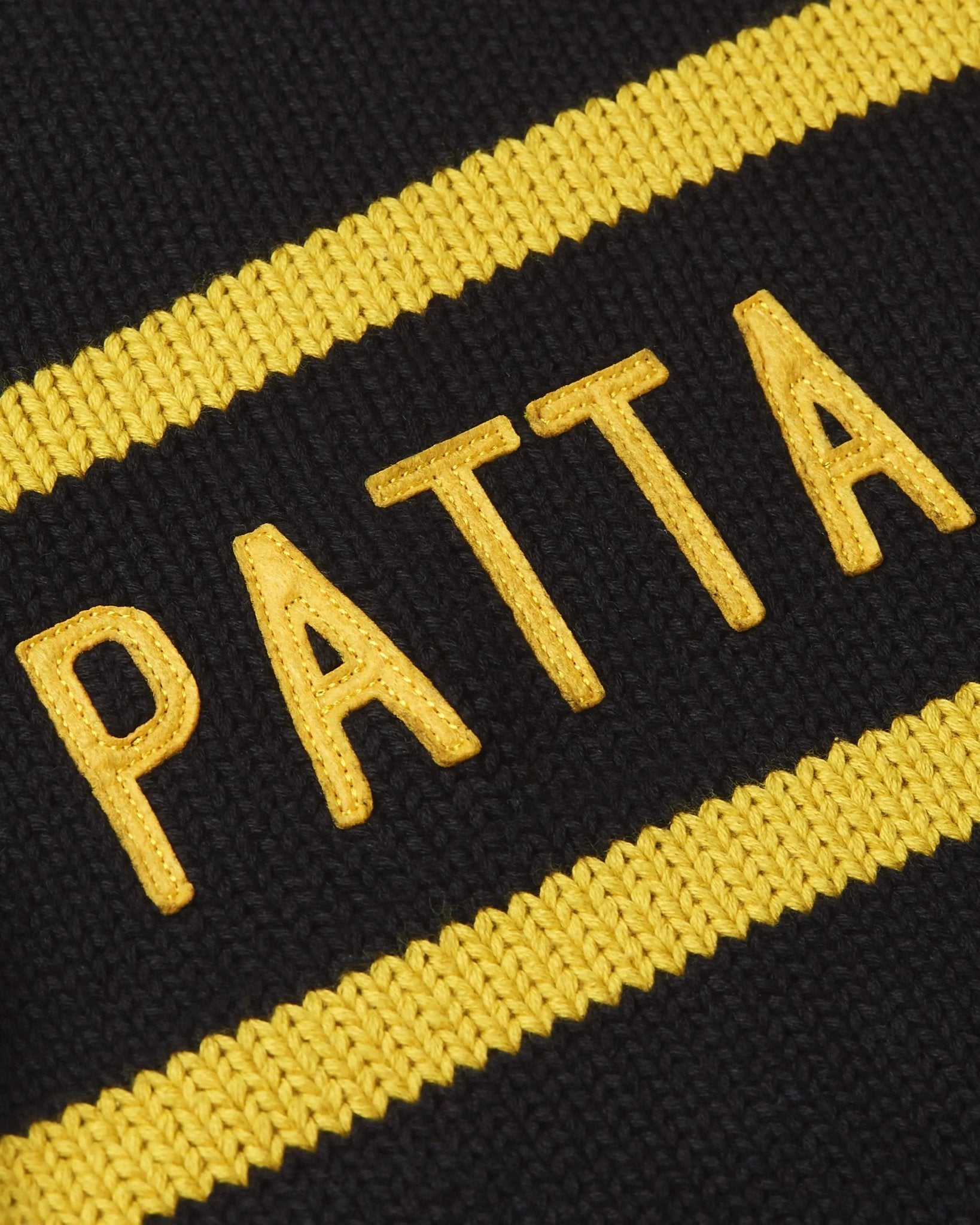 Patta Original Clothing Knitted Jumper (Black) - Patta