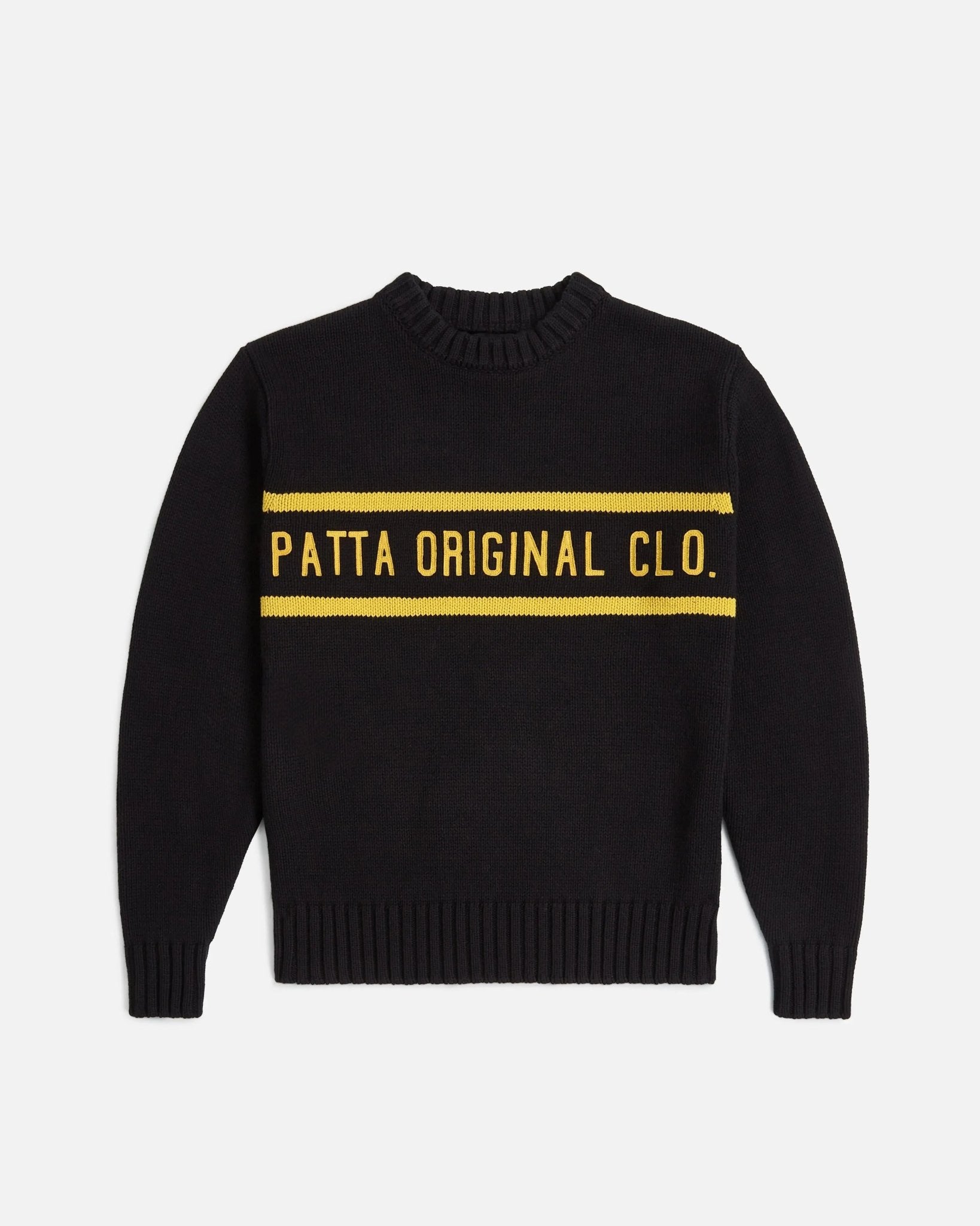 Patta Original Clothing Knitted Jumper (Black) - Patta