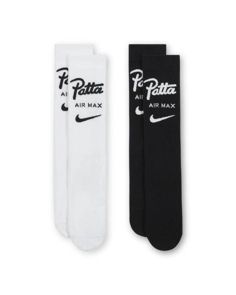 Patta x Nike Crew Socks 2 - pack (White/Black) - Patta
