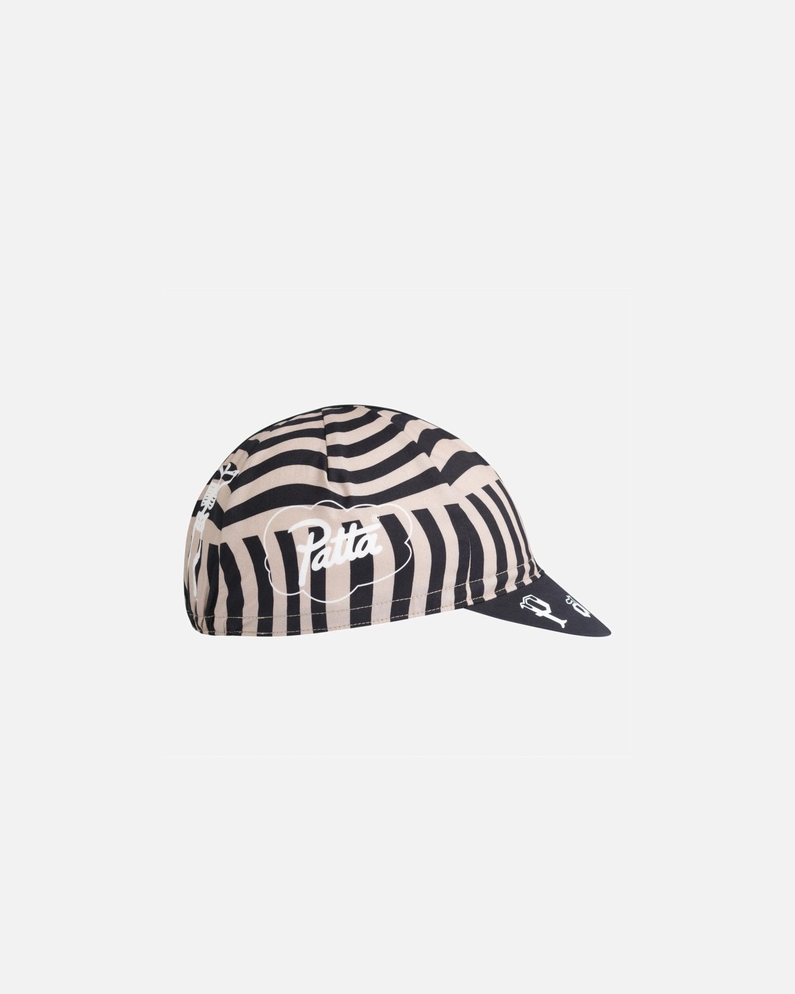 Patta x Rapha Cap II (Black/Stone) - Patta