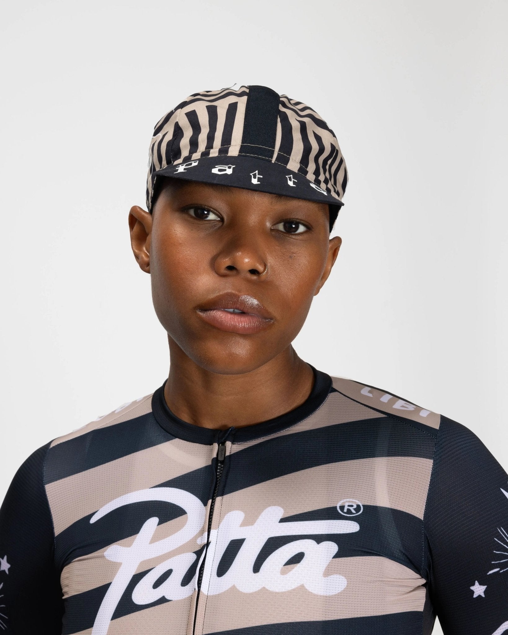 Patta x Rapha Cap II (Black/Stone) - Patta