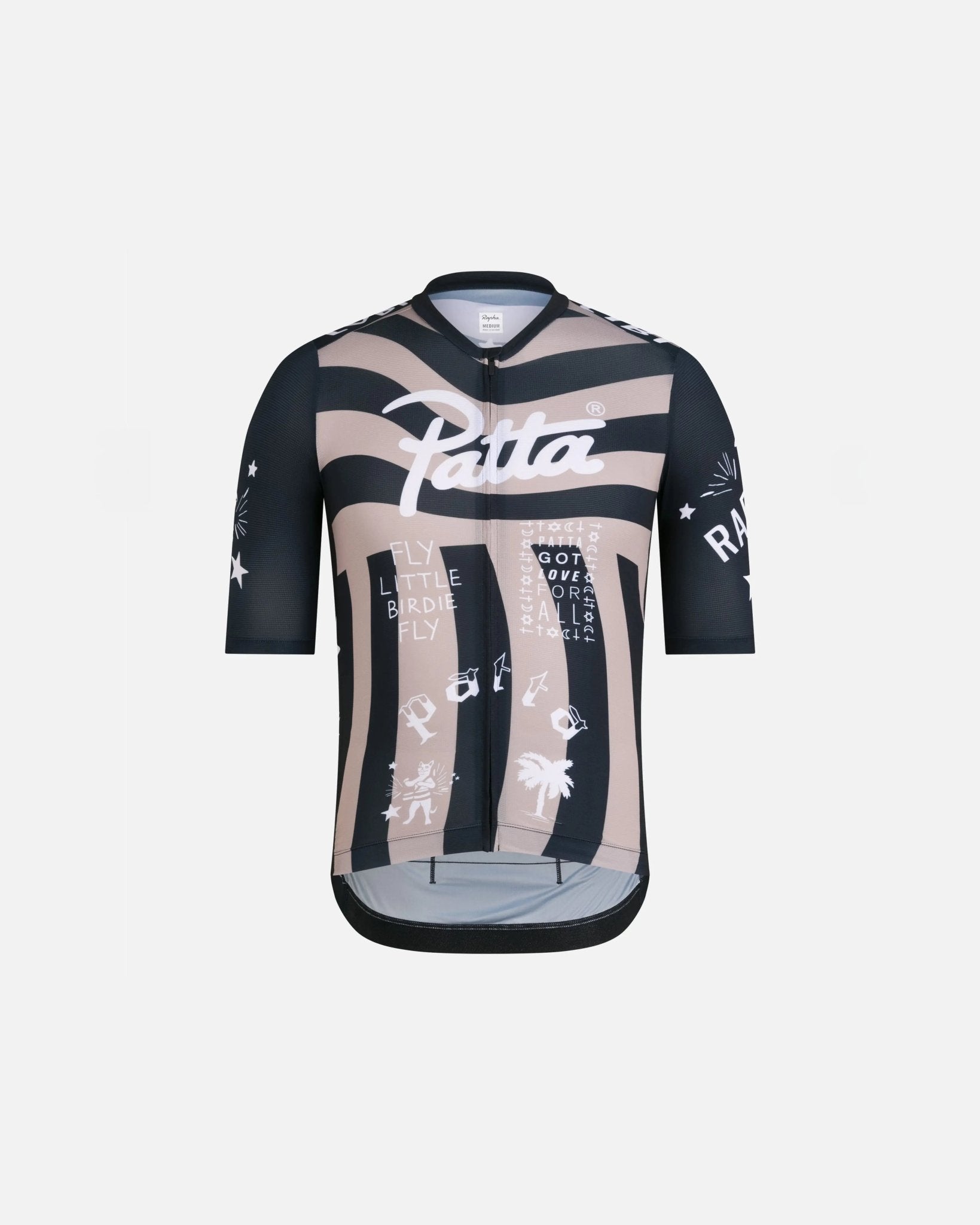 ウェア Rapha+Patta Men's ProTeam TrainingJersey Patta x Rapha Men's Pro Team Training Jersey (Black/Stone) - Patta